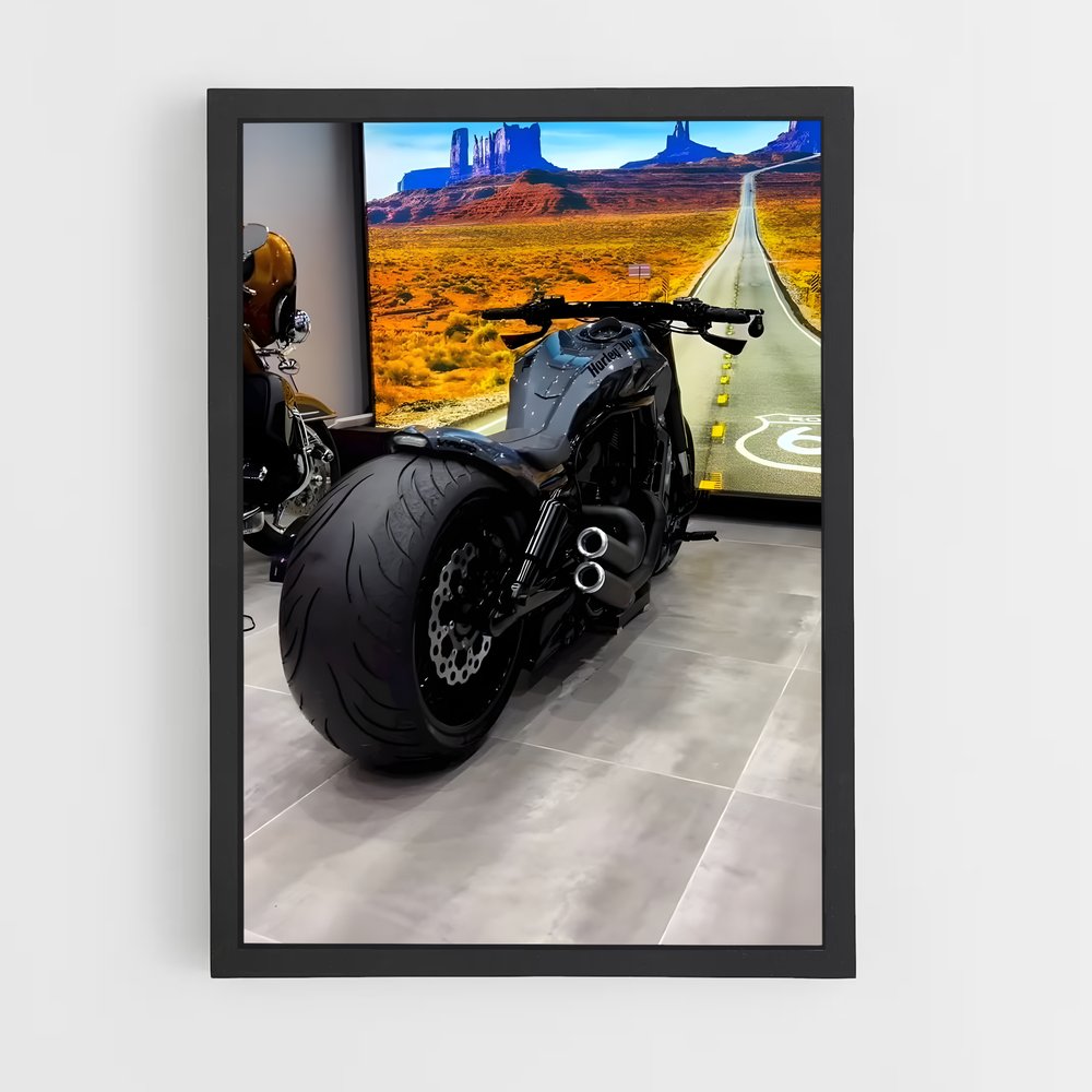 Poster moto Harley Davidson légendaire – affiche Harley-Davidson (vue 2)